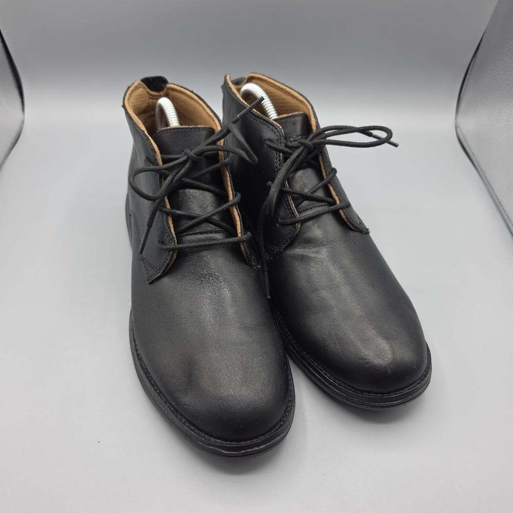 Kuru Aalto Chukka Boots Mens 8 Black Leather Comfort Supportive
